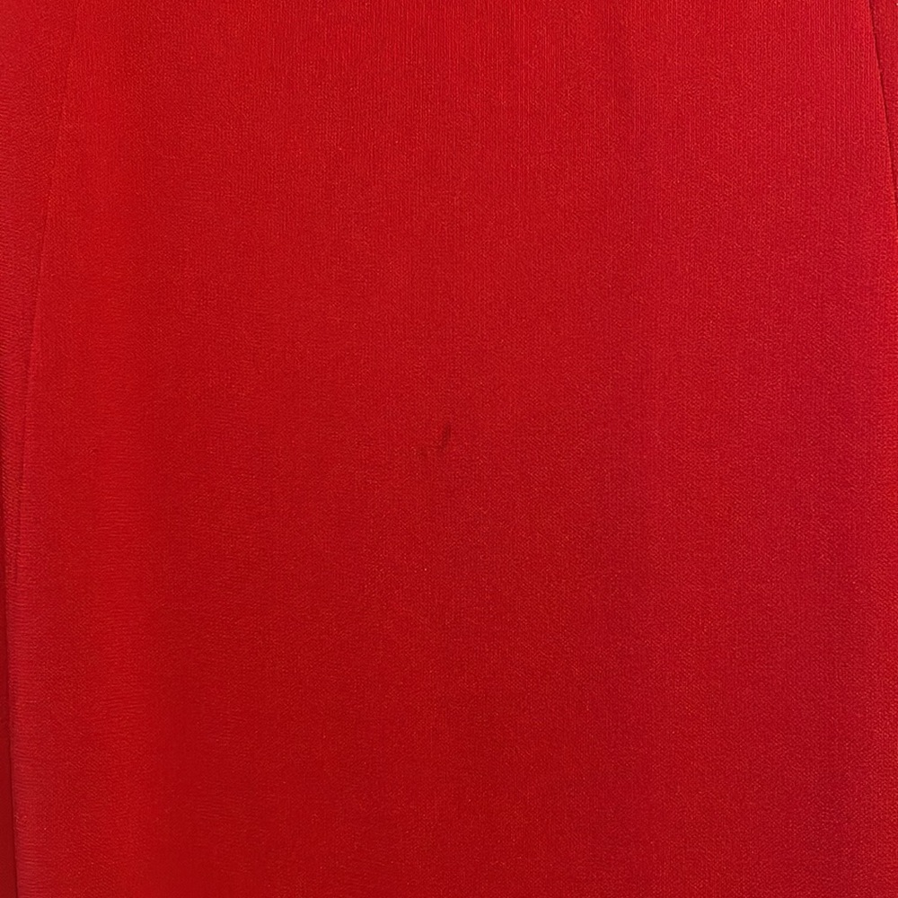 Badgley Mischka VINTAGE RED jersey gown size 8 - Picture 7 of 15
